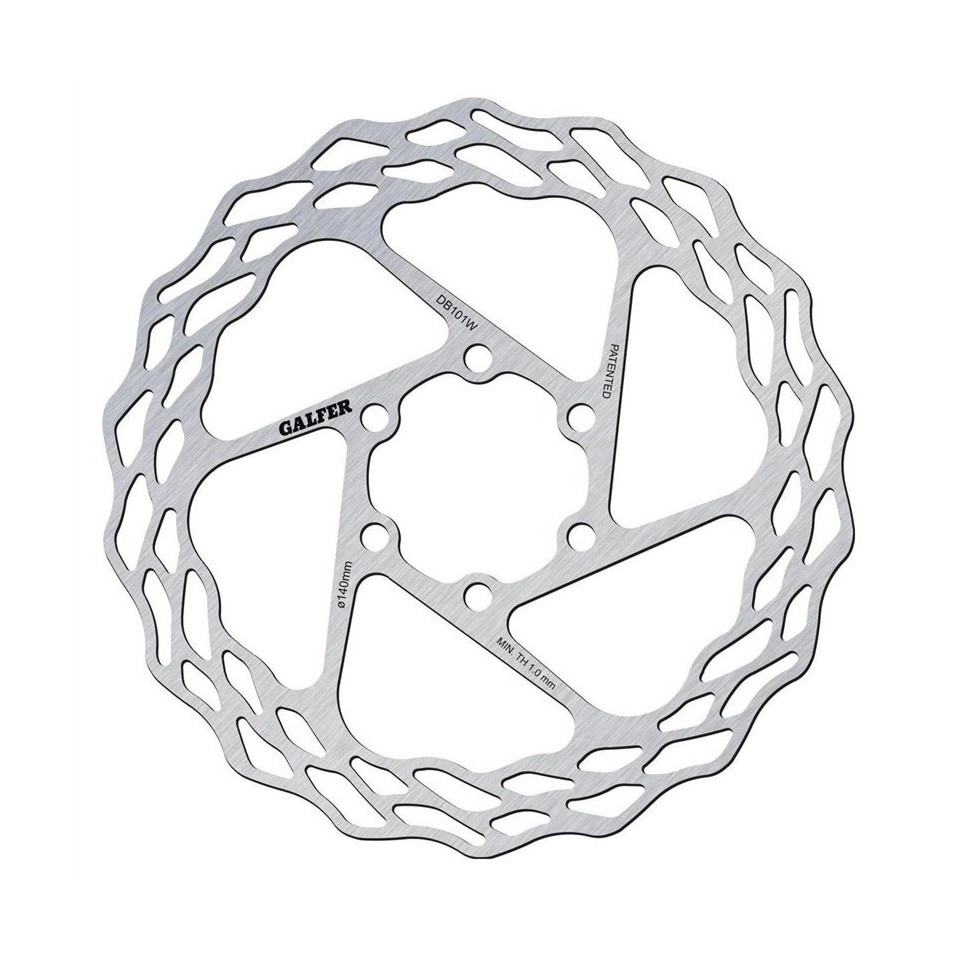 Disco Freno Galfer Wave Road 6 Tornillos 140mm 1.8mm 1 Disco Freno Galfer Wave Road 6 Tornillos 140mm 1.8mm