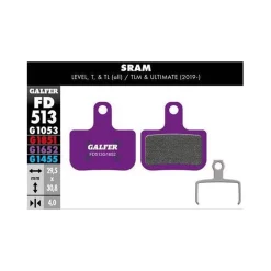 Pastillas Galfer E-Bike FD513 Sram Level, T, TL